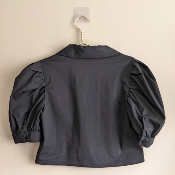 NWT Sunday Best Black New Solitaire Blouse XS - Picture 12 of 14